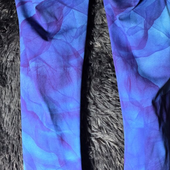 Lululemon Wunder Under III Leggings Womens 2 Midnight Tulle Multi Yoga Gym - Picture 7 of 9